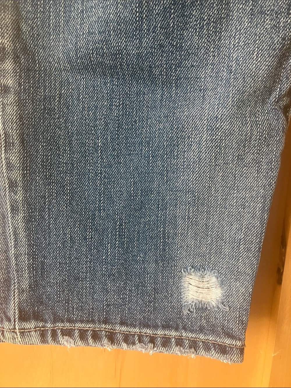 Lucky Brand Women’s Sienna Slim Boyfriend Distressed Blue Jeans - Picture 4 of 7
